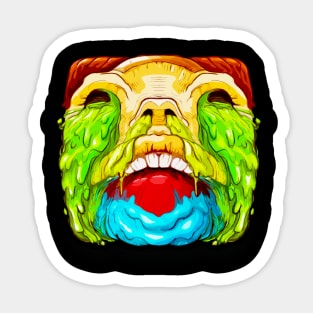 Ooze Face Sticker